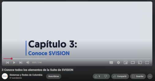 3 Conoce todos los elementos de la Suite de SVISION